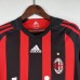 Retro 08/09 AC Milan Home Black Red Jersey Kit Long sleeve-7291887