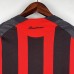 Retro 08/09 AC Milan Home Black Red Jersey Kit short sleeve-4798269
