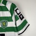 Retro 03/04 Sporting Lisbon Home Green White Jersey Kit short sleeve-4379007