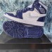 Air Jordan 1 AJ1 High Running Shoes-White/Blue-5583776