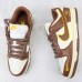 SB Dunk Low Running Shoes-Brown/White-8140658