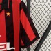 Retro 88/89 AC Milan Home Red Black Jersey Kit short sleeve-5826096