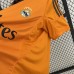 Retro 13/14 Real Madrid third away Orange Jersey Kit short sleeve-2271471