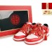 SB Dunk Low Running Shoes-Red/White-859879
