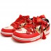 SB Dunk Low Running Shoes-Red/White-9905553