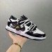 SB Dunk Low Running Shoes-White/Black-3737730
