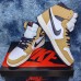 Air​ Jordan 1 ​High AJ1 Running Shoes-White/Yellow-5125554