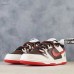 SB Dunk Low Running Shoes-Brown/White-662431