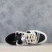 SB Dunk Low Running Shoes-White/Black-4228466