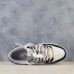 SB Dunk Low Running Shoes-White/Black-7371241