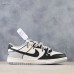 SB Dunk Low Running Shoes-White/Black-7371241