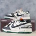 SB Dunk Low Running Shoes-White/Black-2474109