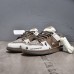 SB Dunk Low Running Shoes-White/Brown-7363565
