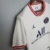 Retro 21/22 Paris Saint-Germain PSG Third Away Wihte Jersey Kit short sleeve-6125128