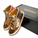 Trump Never Surrender High Top Sneakers Running Shoes-Gold-4264789