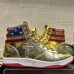 Trump Never Surrender High Top Sneakers Running Shoes-Gold-4264789