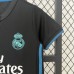 Retro 17/18 Kids Real Madrid Away Black Kids Jersey Kit short sleeve (Shirt + Short)-8322213