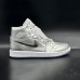 Air​ Jordan 1 ​High AJ1 Running Shoes-Silver/Black-798797