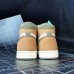 Air​ Jordan 1 ​High AJ1 Running Shoes-Khaki/White-410361