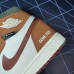 Air​ Jordan 1 ​High AJ1 Running Shoes-Khaki/White-410361