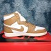 Air​ Jordan 1 ​High AJ1 Running Shoes-Khaki/White-5690673