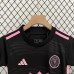 24/25 Kids Miami Away Black Kids Jersey Kit short Sleeve (Shirt + Short)-9835841
