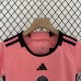 24/25 Kids Miami Home Pink Kids Jersey Kit short Sleeve (Shirt + Short)-3957547