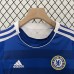 Kids Chelsea 2012 Champions League home game Blue Kids Jersey Kit short Sleeve (Shirt + Short)-4902369