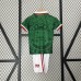 Retro 1998 Kids Mexico Home Kids Green Jersey Kit short Sleeve (Shirt + Short)-4884390