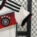 Retro Kids 2014 Germany Home Kids White Jersey Kit short Sleeve (Shirt + Short)-7553225
