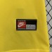 Retro Kids 1998 Brazil Home Kids Yellow Jersey Kit short Sleeve (Shirt + Short)-5206878