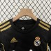 Retro 11/12 Kids Real Madrid Away Black Kids Jersey Kit short Sleeve (Shirt + Short)-8120536