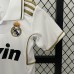 Retro 11/12 Kids Real Madrid Home White Kids Jersey Kit short Sleeve (Shirt + Short)-7712722