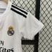 Retro 14/15 Kids Real Madrid Home White Kids Jersey Kit short Sleeve (Shirt + Short)-3894460
