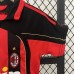 Retro 06/07 Kids AC Milan Home Red Black Kids Jersey Kit short Sleeve (Shirt + Short)-7150428