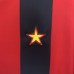 Retro 90/91 AC Milan Home Black Red Jersey Kit short sleeve-6625359