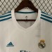 Retro 17/18 Real Madrid Home White Jersey Kit Long Sleeve-765167