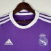 Retro 16/17 Real Madrid Away Purple Jersey Kit Long Sleeve-8619949