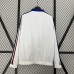 2024 France Trench Coat Reversible White Blue Windbreaker Long Sleeve-2250728