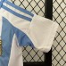 2024 Kids Argentina Home White Blue Kids Jersey Kit short Sleeve (Shirt + Short)-1411068