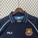 Retro 99/01 West Ham United Third Away Navy Blue Jersey Kit short sleeve-6568953