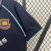 Retro 99/01 West Ham United Third Away Navy Blue Jersey Kit short sleeve-6568953