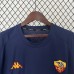 Retro 00/01 Roma Third Away Navy Blue Jersey Kit short sleeve-4538404