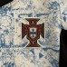 2024 Kids Portugal Away Blue White Kids Jersey Kit short Sleeve (Shirt + Short)-6945239