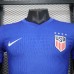 2024 USA Away Blue Red Jersey Kit short sleeve (Player Version)-1022468