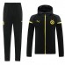 24/25 Borussia Dortmund Black Hooded Edition Classic Jacket Training Suit (Top+Pant)-8292629