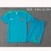 2024 Portugal Training Blue Jersey Kit short Sleeve (Shirt + Short)-876054