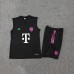 24/25 Bayern Munich Training Black Jersey Kit Sleeveless (Vest + Short)-6973400