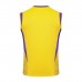 24/25 Real Madrid Training Yellow Purple Jersey Kit Sleeveless (Vest + Short)-8685886