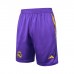 24/25 Real Madrid Training Yellow Purple Jersey Kit Sleeveless (Vest + Short)-8685886